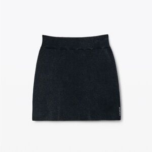 Alexander Wang size xsmall black chenille miniskirt  Classic Black Pencil Skirt